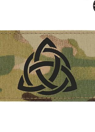 M-tac нашивка трикветр laser cut multicam/black