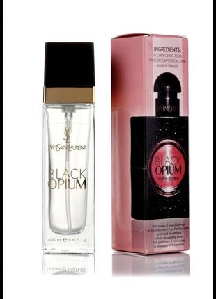 Женский мини парфюм yves saint laurent black opium ( 40 мл )
