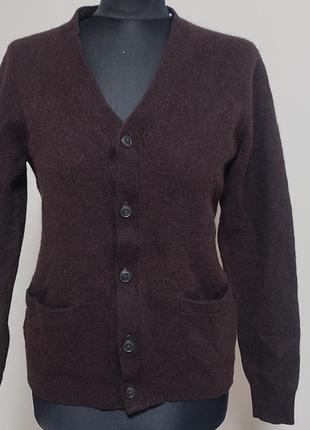 Кардиган uniqlo коричневого кольору2 фото