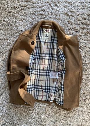 Оригинальное женское пальто burberry шерстяное кашемировое