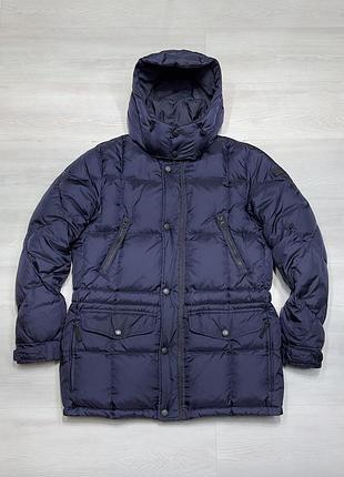 Bogner fire+ice брендовый мужской темно-синий пуховик с капюшоном оригинал