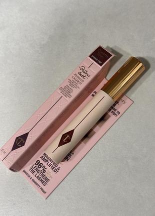 Charlotte tilbury pillow talk push up lashes! mascara об'ємна подовжуюча туш для вій коричнева dream pop