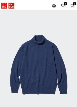 Шерстяной свитер uniqlo