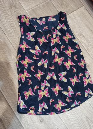 Легкая удлиненная блуза