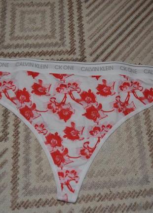 Женские трусы стринг calvin klein one 2xl/3xl смотрите замеры