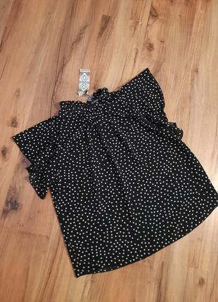 Сток блузка горох l размер