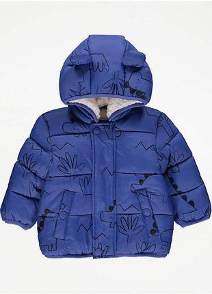 Крутезна тепла куртка для хлопчика 3 - 6 міс george англія