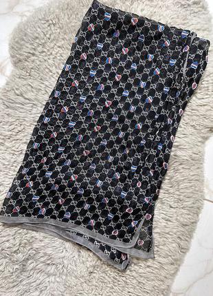 Шелковый платок легкий от gucci