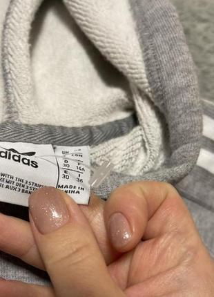 Худи, спортивная кофта adidas, укороченный xs3 фото