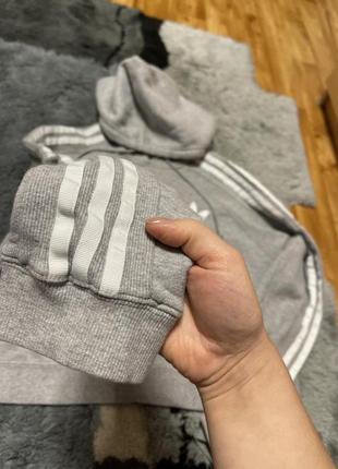 Худи, спортивная кофта adidas, укороченный xs7 фото