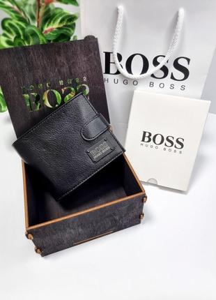 Hugo boss кошелёк кожаный
