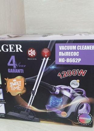 Мощный пылесос  haeger hg-8662 1200w мультициклон с регулировкой мощности   для уборки