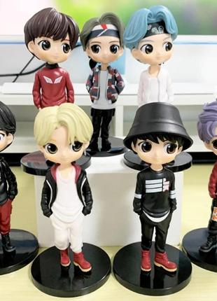 Колекційний набір фігурок групи bts бтс funko pop , 7 штук, 14-15 см, нові