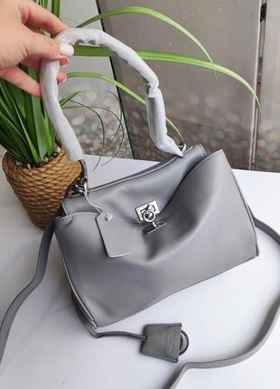 Cумка в стиле balenciaga🌹😊rodeo 23 см, цвет серый