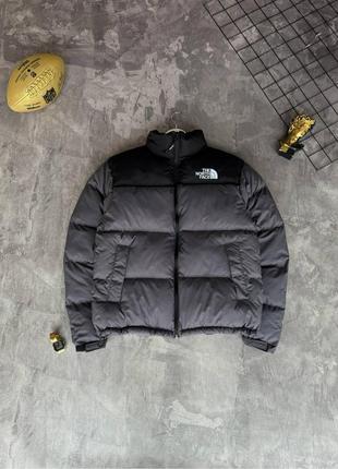 Куртка the north face denali зимняя серая мужская