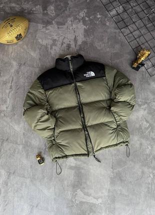 Куртка the north face denali зимняя зеленая мужская