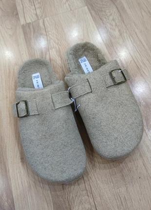 Жіночі теплі сабо primark, розмір 40/41, бежевий