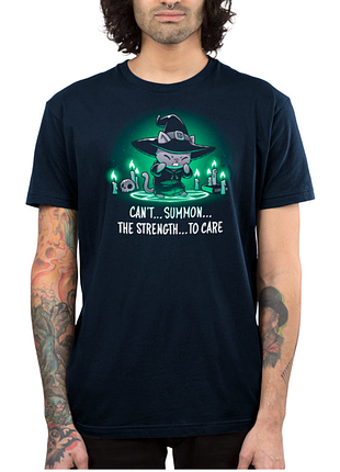 Крутяцкая хлопковая футболка с принтом "котик-колдов"