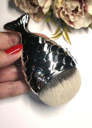 11 см кисть талон для макияжа рыбка русалка хвостик универсальный probeauty