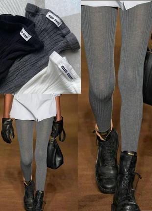 Колготки в стиле miu miu люкс качество