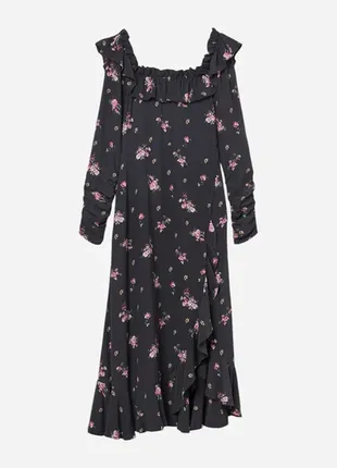 H&m шикарное платье в цветы