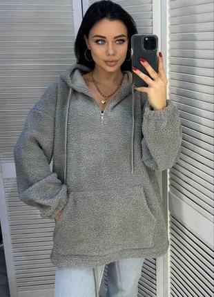 Меховое худи   🔵