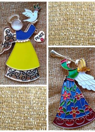 Брошка берегиня ангел