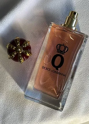 Духи женские q by dolce&gabbana 100 мл. оригинал без коробки!