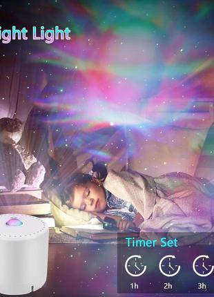 Светодиодный проектор звездного неба, проектор галактики с дистанционным управлением,...
