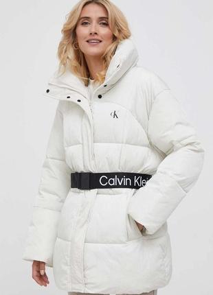 Жіноча куртка пуховик calvin klein, оригінал! ціна вказана з знижкою!