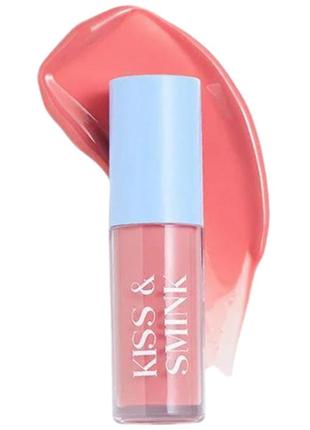 Олія для губ kiss & smink aura lip oil peony 3.5 мл