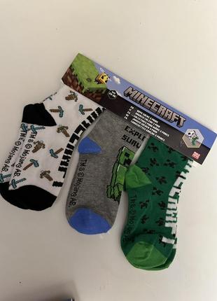 Набор носков майнкрафт minecraft