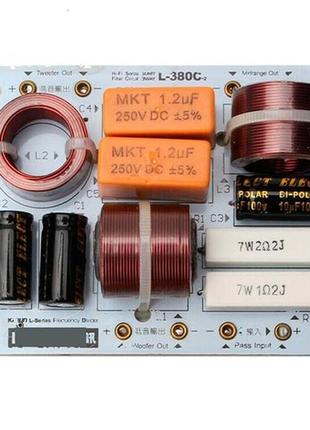 Кросовер фільтр 3-смуговий пасивний для акустики hi-fi 150вт l-380c