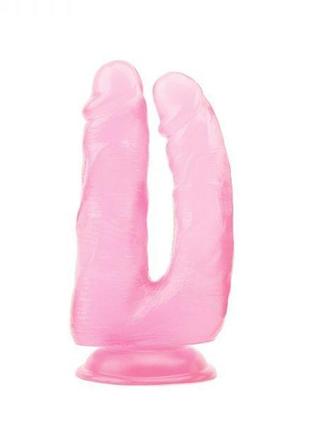 Фалоімітатор подвійний 6.3 inch dildo, pink