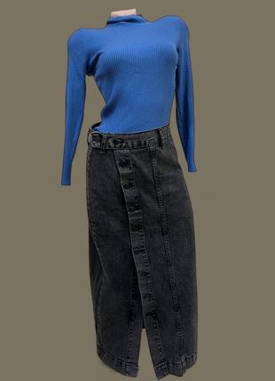 Спідниця максі джинсова