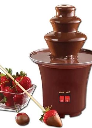 Мини шоколадный фонтан fontaine chocolat2 фото