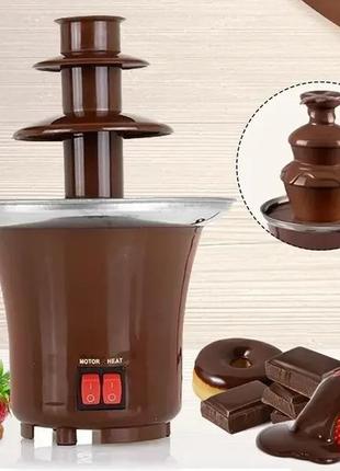 Мини шоколадный фонтан fontaine chocolat3 фото