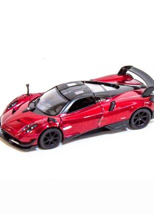 Коллекционная игрушечная машинка pagani huayra bc kt5400w инерционная красный