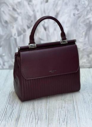 Сумка david jones 6131-1 бордовый