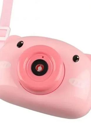 Дитячий фотоапарат для мильних бульбашок bubble camera