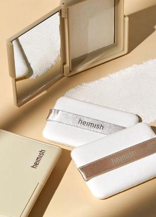 Мотивирующая финишная пудра heimish moringa ceramide pressed setting powder