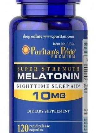 Мелатонін puritan's pride melatonin 10 mg 120 капс