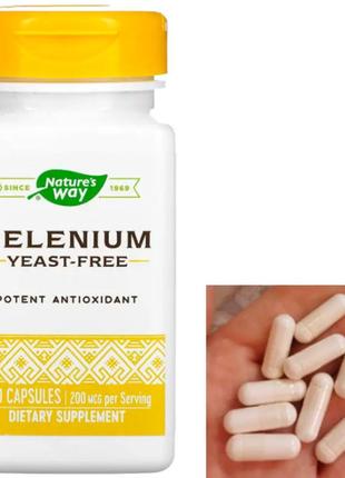 Селен nature's way selenium 200 mcg 100 caps 2