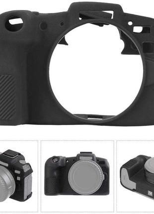 Захисний силіконовий чохол для фотоапаратів canon eos rp - чорний