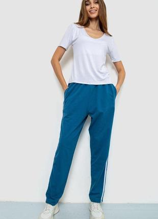 Спорт штани женские, цвет петроль, 219r125-2