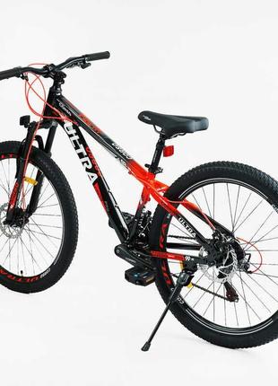Велосипед спортивний corso «ultra» 26" дюймів ul-26326-1 (1) рама алюмінієва 13’’, обладнання shimano 213 фото