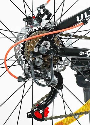 Велосипед спортивний corso «ultra» 26" дюймів ul-26326-1 (1) рама алюмінієва 13’’, обладнання shimano 216 фото