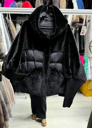 Пуховик жіночий пуховик чорний пуховик зимовий пуховик з хутром