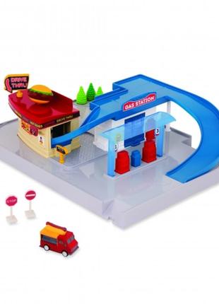 Игровой набор driven pocket series dine & drive pit stop 35 эл. (wh1075z)