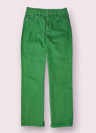 Жіночі джинси monki зелені розмір s (44)